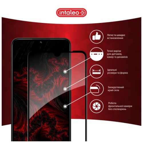 Скло захисне Intaleo Full Glue ESD Xiaomi Redmi 17C / Redmi 14C Black (1283126641060)