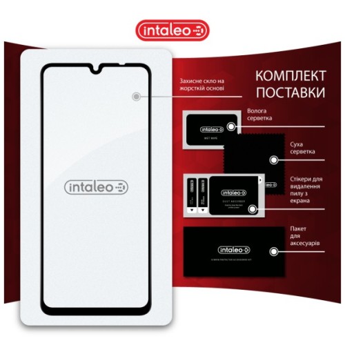 Скло захисне Intaleo Full Glue ESD Xiaomi Redmi 17C / Redmi 14C Black (1283126641060)