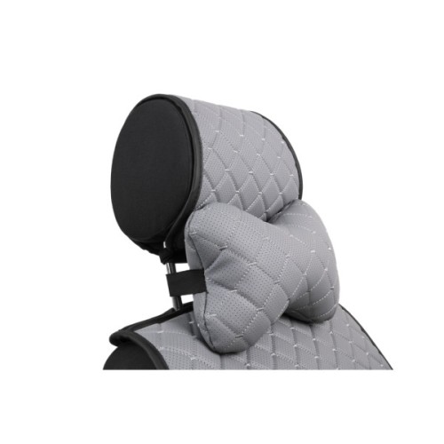 Подушка EVAtech ECO 27х16 см сіра з сірою ниткою (SPCRGG)