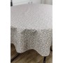 Скатертина Прованс непромокаюча Simfoni Капучіно вензель D-180 см (033848)