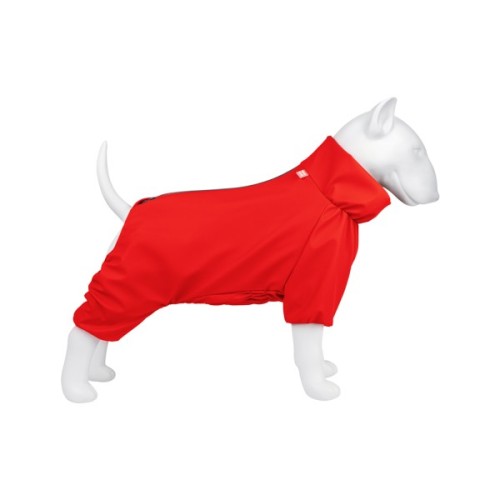 Дощовик для тварин WAUDOG Clothes водонепроникний L50 червоний (19903)