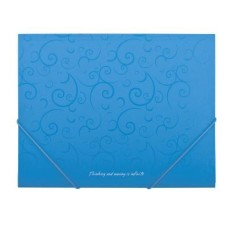 Папка на резинках Buromax А5, BAROCCO, sky-blue (BM.3902-14)