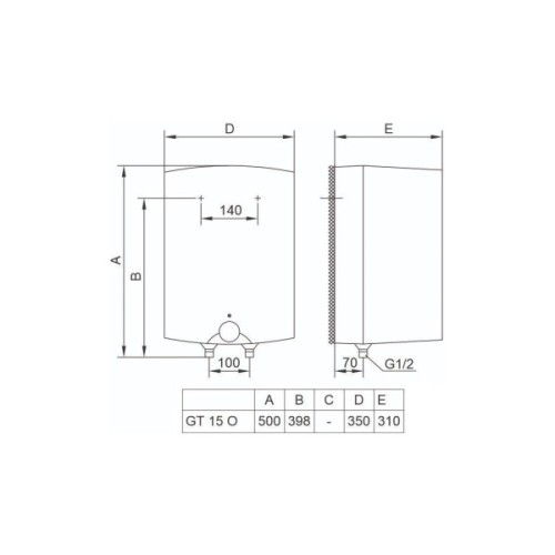 Бойлер TIKI Mini P 15V9 (GT15OMINI_TIKI) (700188)