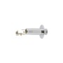 Вихідний роз'єм для гітари Paxphil Screw Mount Stereo Endpin Jack (Chrome) (LJ-35/3P CR)