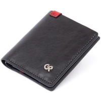 Портмоне Grande Pelle У гладкій шкірі Чорне (11327)