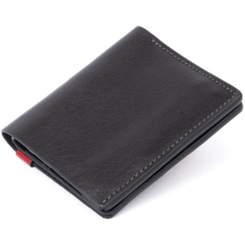 Портмоне Grande Pelle У гладкій шкірі Чорне (11327)