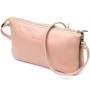 Сумка Grande Pelle З натуральної зернистої шкіри Пудрова (11698)