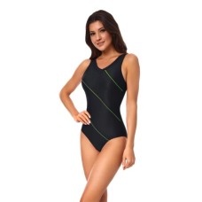 Купальник Aqua Speed Sophie 441-01 чорний, зелений 42 (5908217624529)