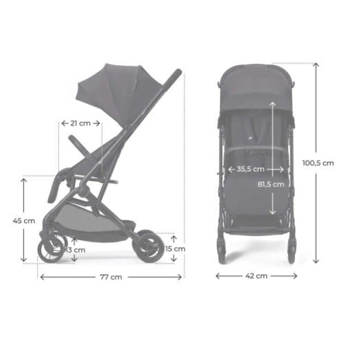Коляска Kinderkraft Indy 3 Coal Black (KSINDY03BLK0000) (5902533926879)