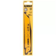 Полотно DeWALT для шабельних пилок, біметалічний, швидкий пропил, 152 мм, 18 TPI, 5 шт (DT2384)
