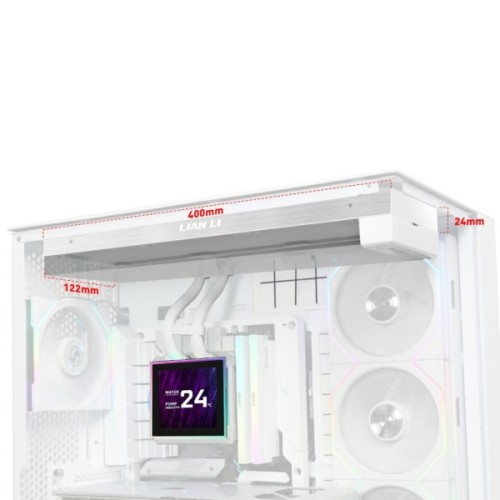 Система рідинного охолодження Lian Li HydroShift II LCD-S 360N FANLESS, White (G89.GHS2LCDS36NW.00)