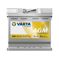 Акумулятор автомобільний Varta Silver Dynamic AGM 50Ah Ев (-/+) (550901054)