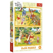 Пазл Trefl Disney Winnie the Pooh День у саду 2х24 елемента (5900511344363)