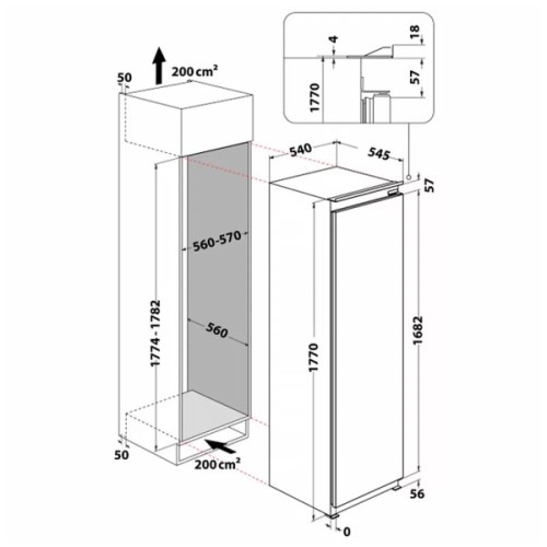 Морозильна камера Whirlpool WHSD18F013D1