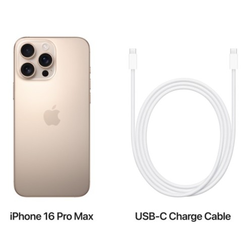 Мобільний телефон Apple iPhone 16 Pro Max 256GB Desert Titanium (REF A+) BREEZY (2QMYWX3)