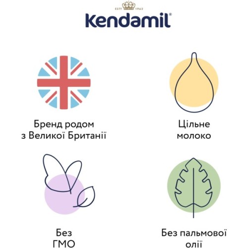 Дитяча суміш Kendamil Classic 3 молочна 12-36 місяців 800 г (92000040)