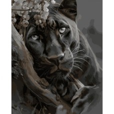 Картина по номерам Santi "Чорна пантера", 40*50см (955763)