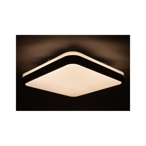 Світильник Vestum GLOW матовий 60W 391*391*65мм 3000К-6500К з ДК махагон (VS-91051)