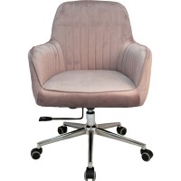 Офісне крісло Примтекс плюс Elion Chrome HL-91 PK, оксамит пудровий (Elion Chrome HL-91 PK)
