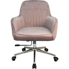 Офісне крісло Примтекс плюс Elion Chrome HL-91 PK, оксамит пудровий (Elion Chrome HL-91 PK)