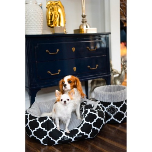 Лежак для тварин Chloe's Home Rome S чорний (CLH0175)