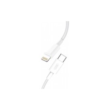 Дата кабель USB-С to Lightning 1.0m PD18W NB113 white XO (6920680863846)