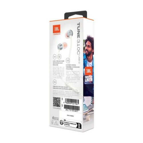 Навушники JBL Tune 310C USB-C White (JBLT310CWHT)