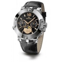 Наручний годинник Seculus 1690.5.706 black-rose, ss, black leather