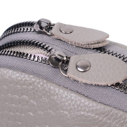 Сумка Vintage З натуральної шкіри Сіра (22801)