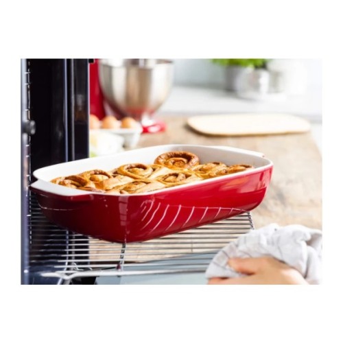 Форма для випікання KitchenAid з кришкою керамогранітна 3,8 л Червона (CC006108-001)