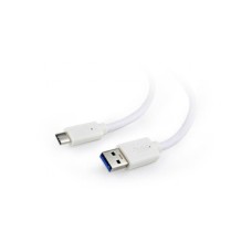 Дата кабель USB 3.0 AM to USB-C 1.0m Cablexpert (CCP-USB3-AMCM-1M-W)