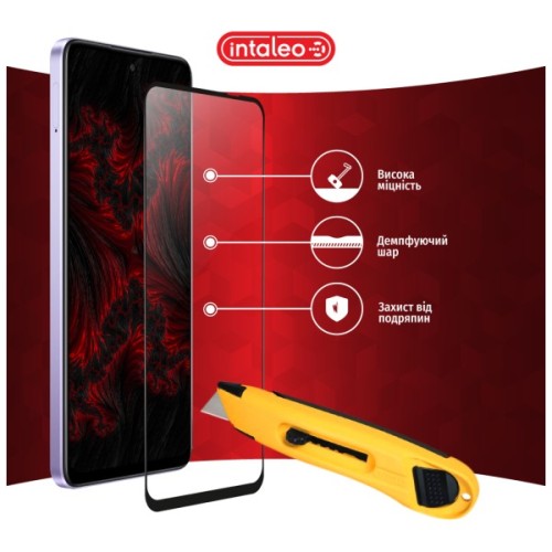 Скло захисне Intaleo Full Glue Oppo A80 Black (1283126598777)
