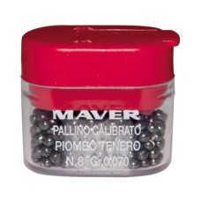 Грузило Maver набір Pallini Supercalibrati Teneri 0 (0.347g) (1300.36.05)