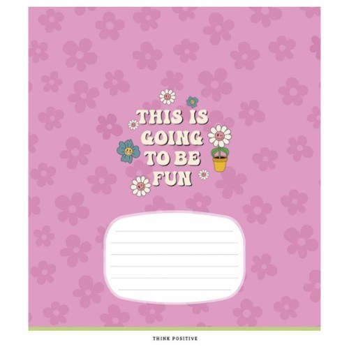 Зошит Школярик Cool phrases 12 аркушів лінія (012-3350L)