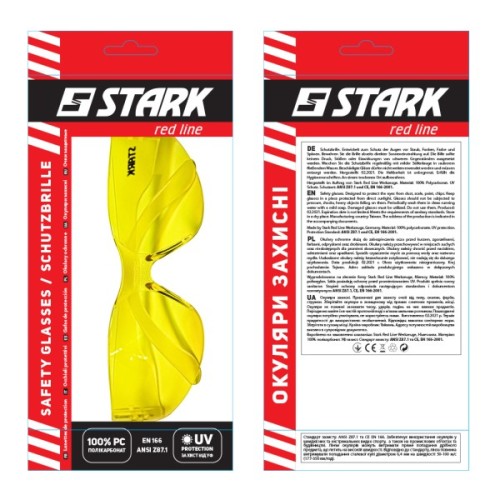 Захисні окуляри Stark SG-01Y жовті (515000002)