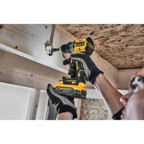 Шуруповерт DeWALT XR Li-Ion PowerStack 18 В, 2x5Ah, 90 Нм, 0-650/0-2000 об/хв, TSTAK (DCD800H2T)