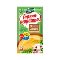 Їжа швидкого приготування Тьотя Соня Пюре горохове з грибами 50 г (4820015105141)