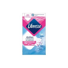 Щоденні прокладки Libresse Dailies Protect Regular Liners 32 шт. (7310791255231)