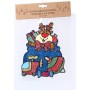 Новорічні наклейки Chomik 18x25см, Олень з подарунками (5900779851894_7)