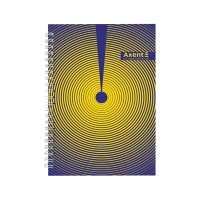 Блокнот Axent на спіралі А5 96 аркушів, клітинка, тверда обкладинка №31 (8032-31-A)