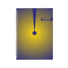 Блокнот Axent на спіралі А5 96 аркушів, клітинка, тверда обкладинка №31 (8032-31-A)