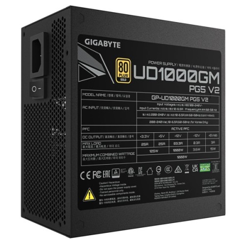 Блок живлення GIGABYTE 1000W (GP-UD1000GM PG5 V2)