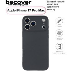 Чохол до мобільного телефона BeCover Apple iPhone 17 Pro Max Black (713762)
