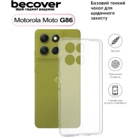 Чохол до мобільного телефона BeCover Silicone Motorola Moto G86 Transparent (713769)