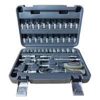 Набір інструментів GTM 46шт. 1/4" 4-14мм, кейс (GTS-046)