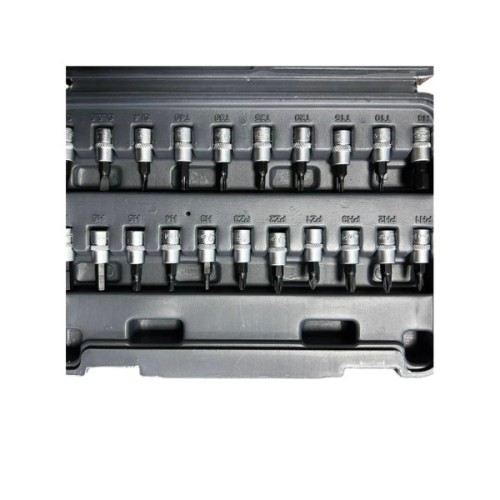 Набір інструментів GTM 46шт. 1/4" 4-14мм, кейс (GTS-046)