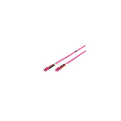 Оптичний патчкорд Digitus LC/UPC-LC/UPC, 50/125, MM, OM4, duplex, 1м (DK-2533-01-4)