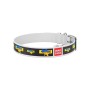 Нашийник для тварин WAUDOG Design з QR паспортом "Дім" XL Ш 35 мм Д 46-59 см (білий) (3606-0230-15)