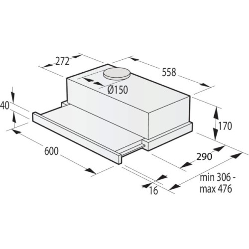 Витяжка кухонна Gorenje TH60E3X
