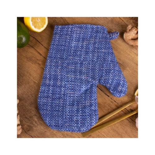 Кухонна прихватка MirSon рогожа/напівпанама №209 - Blue binding (2200006754145)